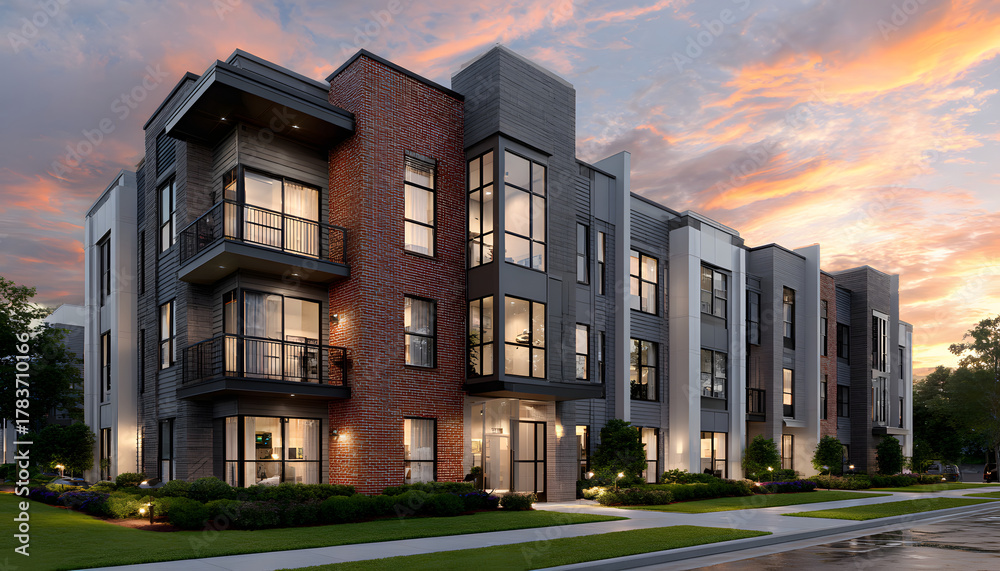 Multi-Family New Build Exterior