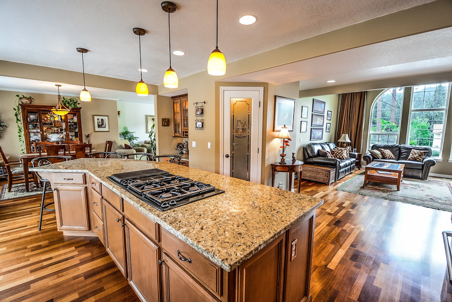 Open Kitchen Living Renovation